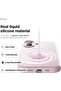 Magnetic Liquid Silicone For iPhone 17 case cover [Camera Control Button] - light Lilac - 6