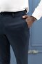 Slimfit Cotton Self-Striped Transitional Fabric Trousers - 5