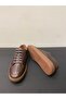 Men's Genuine Leather Flat Sole Casual Shoes - 4