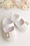 Baby Girl First Step Shoes with Stone Buckle Leather - 2