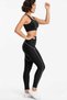 High Waist Shaping / Sculpting Pattern Yoga Set - Flare Leggings & Sports Bra Set - 2