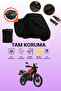 Motolux Cortado 200 Compatible Motorcycle Tarpaulin Compatible with Black Rear Case