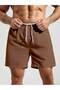Men's Combed Cotton Lace-Up Shorts - 3