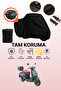 Arora Mojito 125 Compatible Motorcycle Tarpaulin Compatible with Black Rear Bag