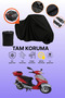 Mondial 50 Hc Compatible Motorcycle Tarpaulin Compatible with Black Rear Case