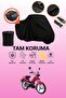 Yamaha Galaxy Compatible Motorcycle Tarpaulin Compatible with Black Rear Bag