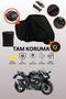 Black Tail Bag and Lock Compatible Kawasaki Ninja Zx-10Rr Compatible Motorcycle Canvas