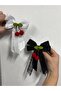 Melkady 558 - Cherry Lace Satin Ribbon Luxury Automatic Buckle Set (2 Pcs) - 4