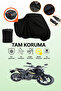 Rks Rz 125 Compatible Motorcycle Tarpaulin Compatible with Black Rear Case