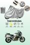 Grey Tail Bag and Lock Non Compatible Kawasaki Z 750 Compatible Motorcycle Canvas