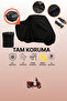 Mondial 125 Urt Compatible Motorcycle Tarpaulin Compatible with Black Rear Case