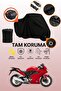 Black Tail Bag and Lock Compatible Honda Vfr 800 Compatible Motorcycle Tarpaulin