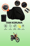 Rks Nr200 Compatible Motorcycle Tarpaulin Compatible with Black Rear Bag