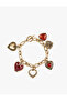 Heart Detailed Dangle Chain Bracelet