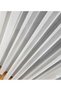 Plain Tulle Curtain with Tight Pleats, Honeycomb Textured Weighted Living Room Plain Tulle Curtain with Tight Pleats - 3