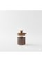 250ml, 330 ml Borosilicate Glass Jar with Wooden Lid |   Spice, Coffee and Storage Jar Set of 2 - 3