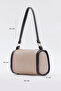 Mink - Bitter Brown D47 Single Compartment Adjustable Strap Daily Minimal Baguette Hand and Shoulder Women's Bag - 2