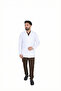 H/001 Shirt Collar Short Sleeve Long Sleeve Apron Doctor Nurse Teacher Student Work Clothes