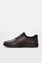 Brown Inside and Outside Genuine Leather Lace-Up Thermo Sole Casual Men's Shoes Tg091611312513 - 3