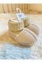 Organic Natural Lambskin Baby Booties - 2