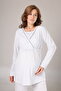 Winter Dark Gray Dressing Gown Suitable for Breastfeeding Double-Breasted Maternity Pajama Set - 6