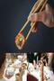 10 Pairs Bamboo Chopstick Patterned Washable Chinese Chopsticks Sushi Ramen Noodle Chopsticks - 3