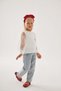 Organza Sleeve White Color Bodysuit - White - 2-3 Years - St00311-White-2-3 Years - 3
