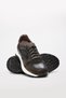 Khaki Genuine Leather Lace-Up Eva Sole Men's Casual Shoes Tg095301312561221 - 2