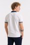 "Classic Polo Shirt with Contrast Collar & Logo" - 3