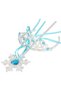 Blue Stone Elsa Children's Crown and Elsa Wand with Snow-Themed Ribbon Nessiworld - 2