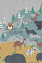 Wall Cloth Children's Room World Map Quality Canvas Wall Tapestry-4045 - 2