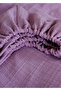 100% Cotton Muslin Fitted Sheet - 4 Layers, Breathable Fabric - 70X140 cm - 3