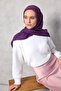 Viscose Velora Scarf Four Seasons Purple 90X90 - 4