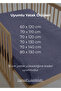 100% Cotton Muslin Fitted Sheet - 4 Layers, Breathable Fabric - 70X120 cm - 3