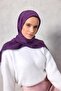 Viscose Velora Scarf Four Seasons Purple 90X90 - 3