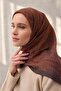 Viscose Velora Scarf Four Seasons Dark Brown 90X90 - 5