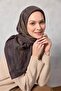 Viscose Velora Scarf Four Seasons Dark Brown 90X90 - 5