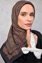 Viscose Velora Scarf Four Seasons Dark Black 90X90 - 6