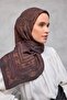 Viscose Velora Scarf Four Seasons Black Plum 90X90 - 6