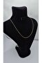 Stainless Steel Gold Color Italian Chain Necklace - 3