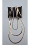 Stainless Steel 3 Colors 3-Piece Italian Chain Zircon Stone Necklace - 5