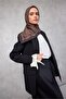 Viscose Velora Scarf Four Seasons Dark Black 90X90 - 4