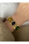 Limited Edition - Zircon Stone Steel Non-Tarnish Women's Bracelet Cuff - 3