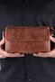 Genuine Leather Men's Bag, with Strap, Crossbody and Handheld Use, Zipper Closure - 4