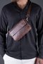 Genuine Leather Men's Bag, with Strap, Crossbody and Handheld Use, Zipper Closure - 2