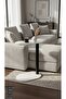 Opal Marble C-Side Table – Modern Space-Saving Service Table - 3