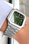 Oriijinal Hediyelik Calendar Men's Wristwatch Silver Color Steel Cord 3 Atm Water Resistant Hme2078C4 - 6