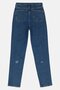 Women Skinny Fit High Waist Washed Stretchable Jeans, Blue - 2