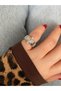 Limited Edition - Little Finger Stone Minimal Adjustable Joint Women's Ring - 3