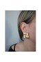 Square Shape Line Earrings - Special Series Brand Model Earrings